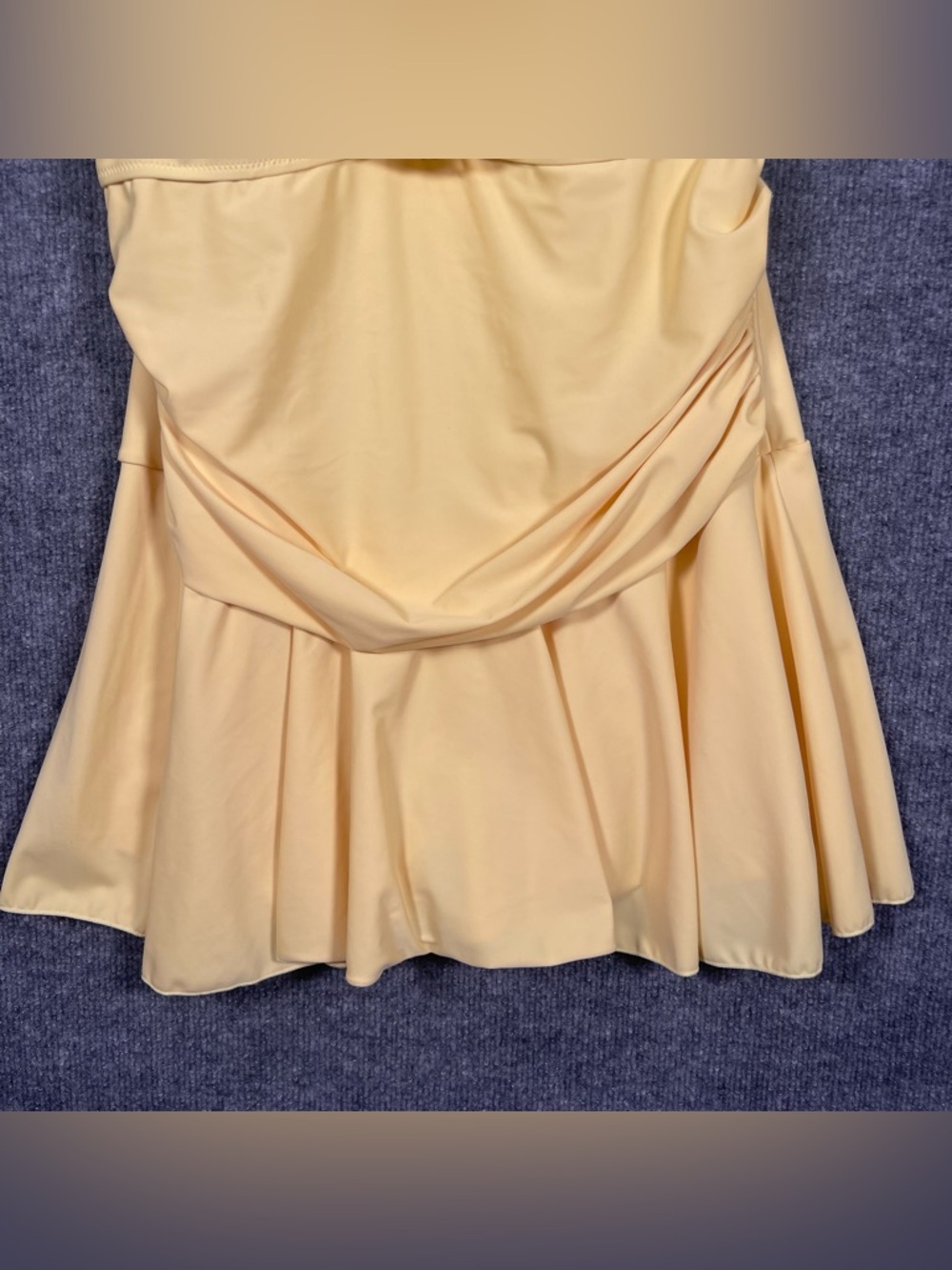 Cocopear Womens 3XL Yellow Tummy Control Cupped One Piece Swim Shorts Dress - Picture 4 of 12